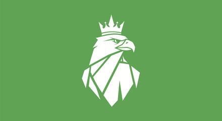 Powerful Eagle in Suit and Crown: Symbol of Leadership.