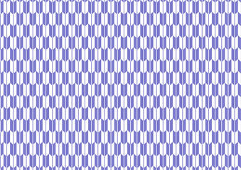 青い和柄の矢絣柄の背景素材　ベクター	
