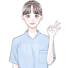 看護師(水色)_OK