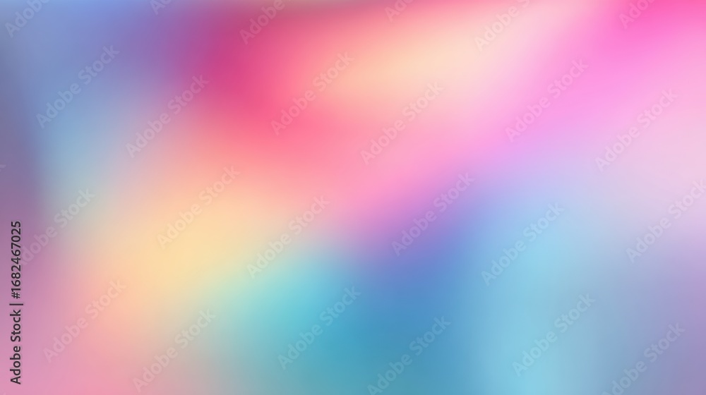 Poster a vibrant blend of colors creating a dreamy abstract background perfect for creative projects.