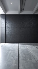 Obraz premium Minimalist concrete interior space