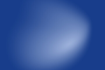 Abstract blue gradient background with soft light effect for creative decoration