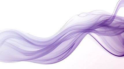 Abstract purple flowing lines on white background suggesting smooth movement and elegant design