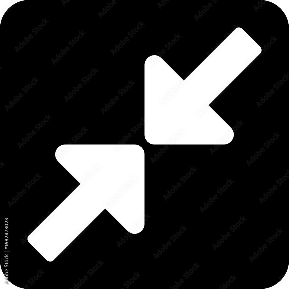 Poster resize scale option corner arrows icon