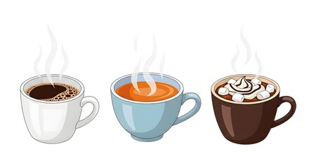 Hot Drinks Coffee, Tea, and Hot Chocolate