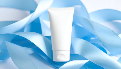 Transparent Balm Mockup Ice Cube, Droplet, Macro Photography