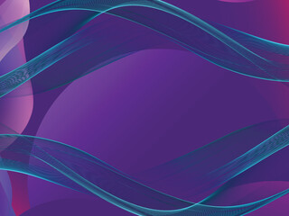 Abstract blue and purple background with smooth flowing lines and modern digital design