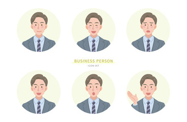 営業マンのアイコンセット