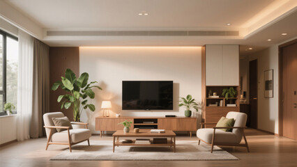 Fototapeta premium living room interior
