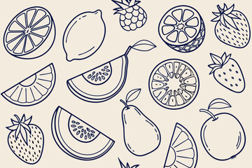 Doodle Collection With Arrows Hearts Crown And Stars