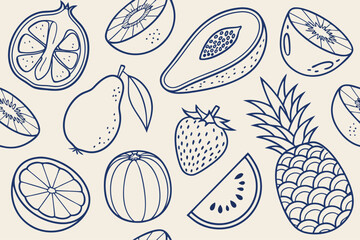 Doodle art with arrows clouds hearts and crowns hand drawn