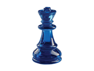 blue game piece with isolated on transparent background, Clipart png
