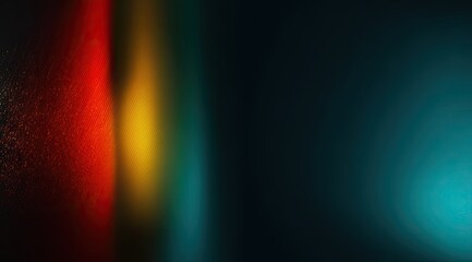 A vibrant interplay of warm and cool hues, with intense color reflections, creates a striking abstract design.