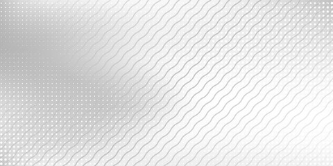 Modern lines silver foil background with metal mirror texture. Chrome gradient abstract simple modern