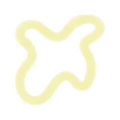 Obraz premium light yellow abstract line art