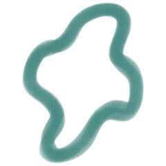 Fototapeta premium green abstract line art