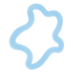 light blue abstract line art
