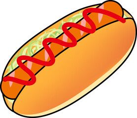 ソーセージパンのアイコン