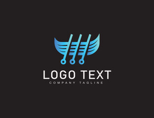 Sleek Sans-Serif Wordmark logo