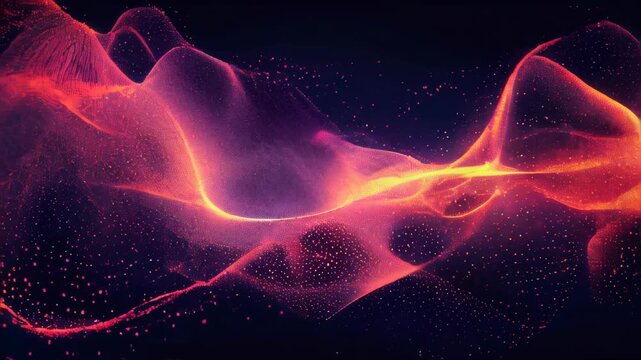 video of Abstract Digital EQ Music Equalizer. Sound Wave Design Element. Speaking Sound Wave Vector Illustration. Artificial Intelligence AI Assistant Voice Visualization