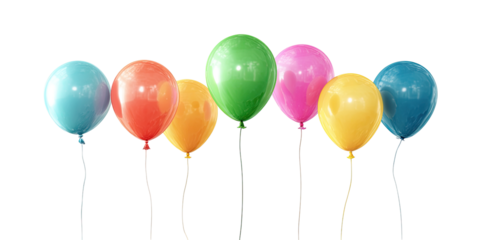 Colorful balloons on black background (1)