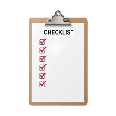 clipboard with checklist