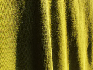 Background of a green towel.