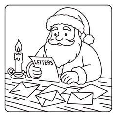 Christmas Coloring Pages Bundle, Christmas Coloring Book Pages, Kids, Adults, Teens, Black and white Drawing, Line Art, Vector Illustration, bold and easy, Coloring book, Coloring Pages, 