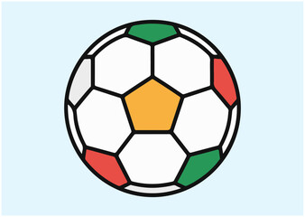 Fototapeta premium Soccer Football ball Icon, Soccer Football ball vector