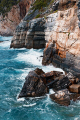 Naklejka premium rocky coastline