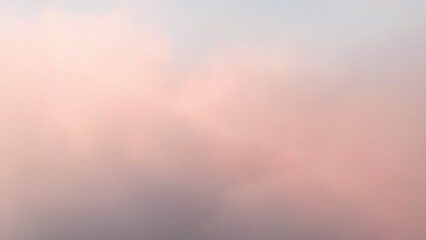 Fototapeta premium 夕焼け空を思わせる淡いピンクとパープルの抽象背景