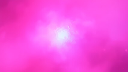 輝く光が中心に集まる鮮やかなピンクの抽象背景