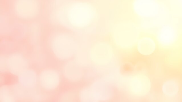 Fototapeta 暖色系の光が輝く美しいボケ抽象背景