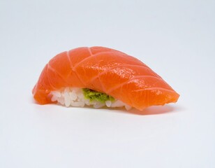 Sushi Salmon Piece Studio Shot
