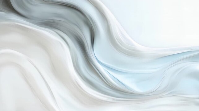 Abstract Blue Wave Motion Background for PPT, Fluid Flow Graphic Design,  Business presentation with Flowing wavy lines, Bokeh, blur, defocus and light effect 