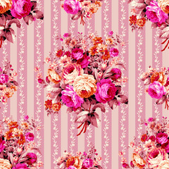 pink flowers background