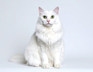 White Cat Studio Portrait (1)