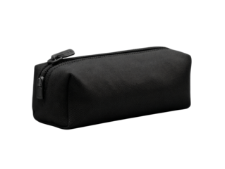 Minimalist pencil case with isolated transparency for versatile graphic design projects