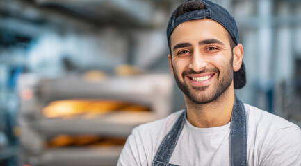 Junger Mann aus der Türkei macht Ausbildung zum Bäcker in Deutschland