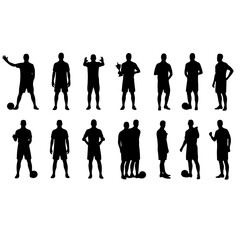 FOOTBALL PLAYER VECTOR ICON
