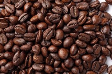 Coffee beans that have been roasted