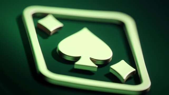 Spade symbol icon for card games