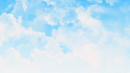 A cloud that is in the sky with the bottom right corner. Vector illustration.