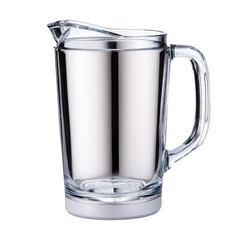 Clear Glass Pitcher with Handle and Spout for Serving Water, Juice, or Beverages at Home or Events