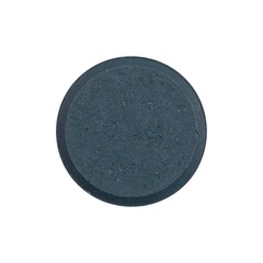 Dark, textured circular disc