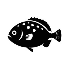 Obraz premium Puffer Fish Animal Vector Logo in Black and White, Modern Minimalist Design, Suitable for Wildlife Branding, Nature Illustration, and Original Animal Identity 