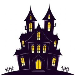 Fototapeta premium The house of bad demon