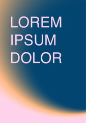 Fototapeta premium abstract cover background design. blue gradient poster