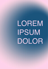 Poster background. Blue Gradient poster template