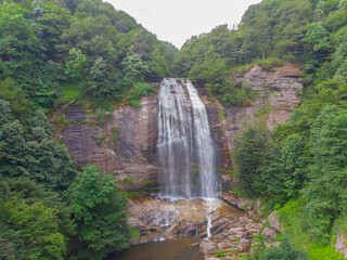 Aerial view of Suuctu Waterfall / Bursa